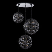 Alta 33-Light Foyer Pendant in Black Nickel