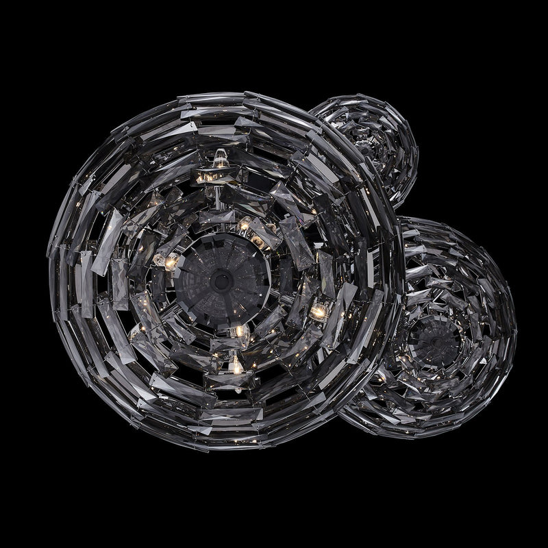Alta 33-Light Foyer Pendant in Black Nickel