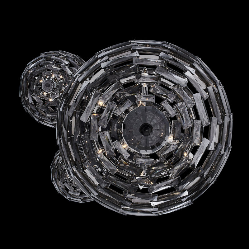 Alta 30-Light Foyer Pendant in Black Nickel