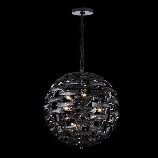 Alta 9-Light Pendant in Black Nickel