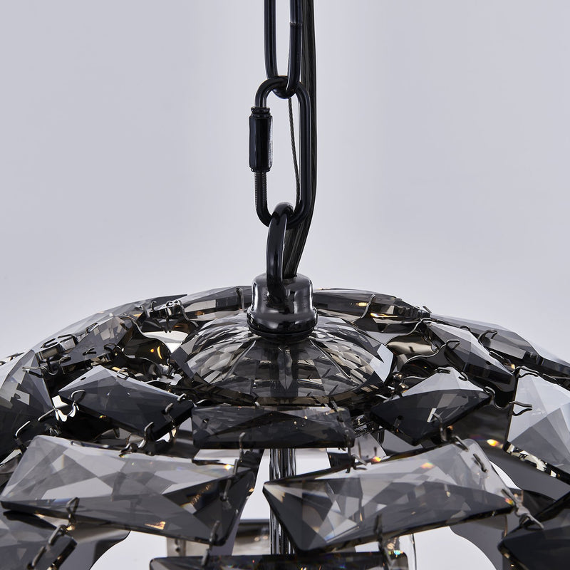 Alta 9-Light Pendant in Black Nickel