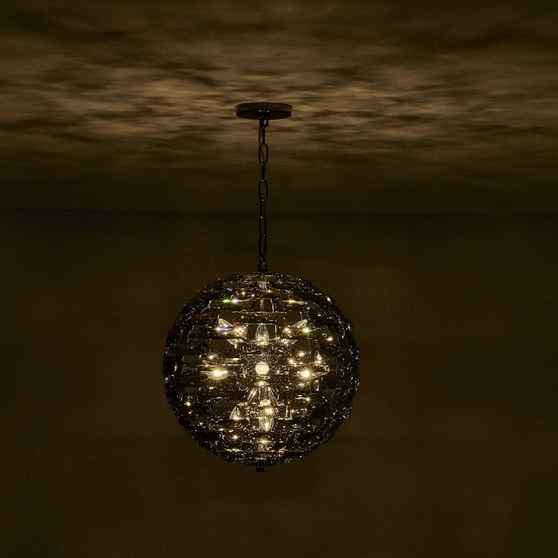 Alta 9-Light Pendant in Black Nickel