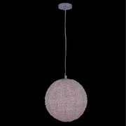 Lina 14" LED Globe Pendant in Polished Chrome