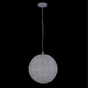 Lina 14" LED Globe Pendant in Polished Chrome