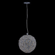 Lina 14" LED Globe Pendant in Polished Chrome