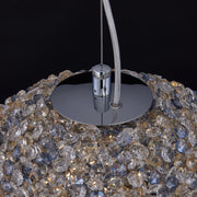 Lina 14" LED Globe Pendant in Polished Chrome