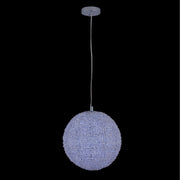 Lina 18" LED Globe Pendant in Polished Chrome