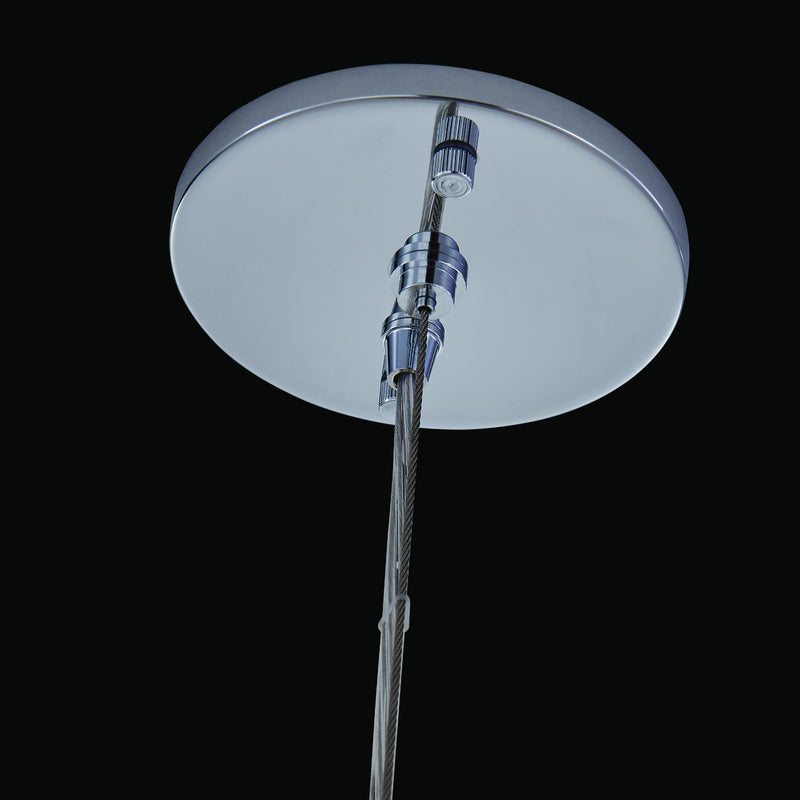 Lina 18" LED Globe Pendant in Polished Chrome