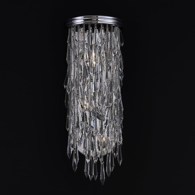 Frangia 3-Light Wall Sconce in Polished Chrome