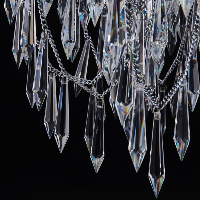 Frangia 12-Light Chandelier in Polished Chrome