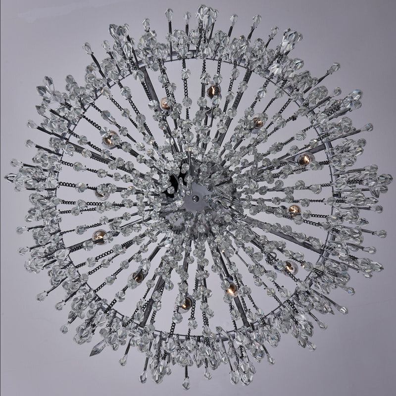 Frangia 12-Light Chandelier in Polished Chrome