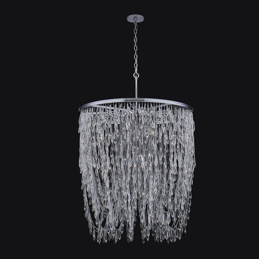 Frangia 18-Light Chandelier in Polished Chrome