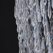 Frangia 18-Light Chandelier in Polished Chrome
