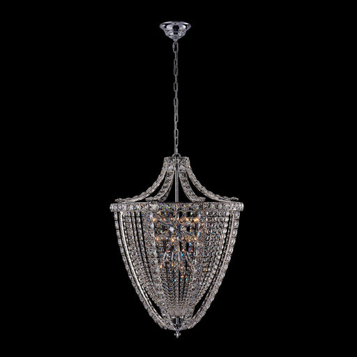 Scudo 20-Light Chandelier in Polished Chrome