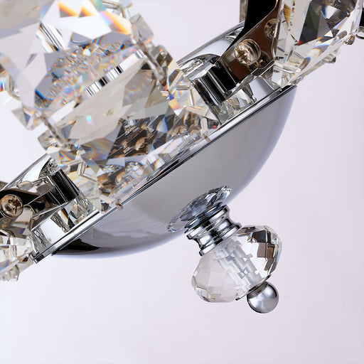 Scudo 20-Light Chandelier in Polished Chrome