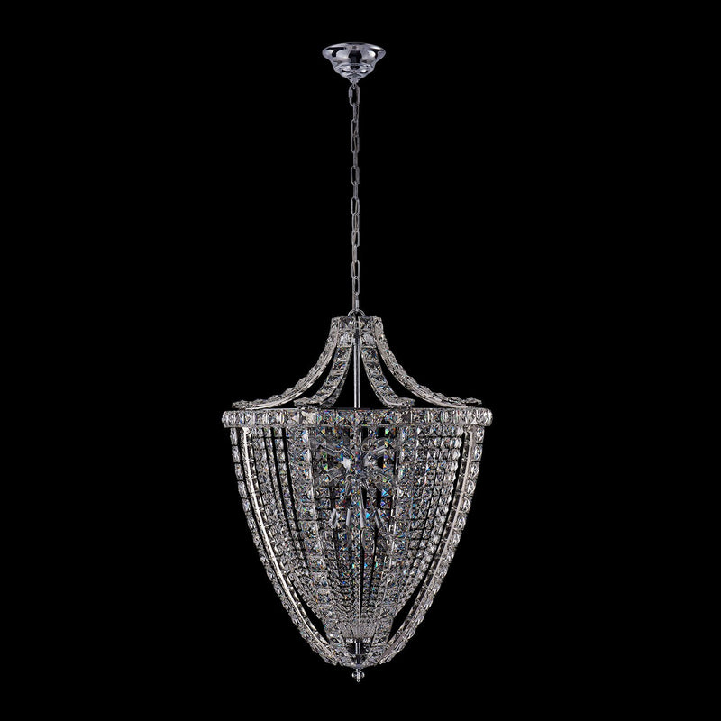 Scudo 20-Light Chandelier in Polished Chrome