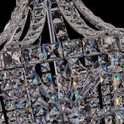 Scudo 35-Light Chandelier in Polished Chrome