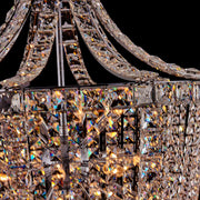 Scudo 35-Light Chandelier in Polished Chrome