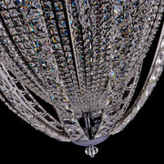 Scudo 35-Light Chandelier in Polished Chrome