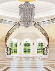 Scudo 72-Light Chandelier in Polished Chrome