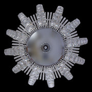 Scudo 72-Light Chandelier in Polished Chrome