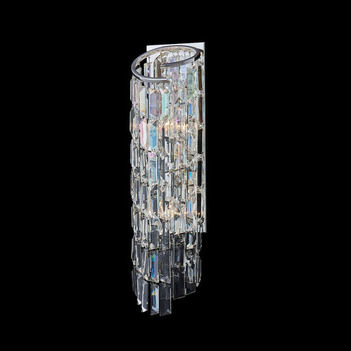 Vortice 2-Light Wall Sconce in Polished Silver