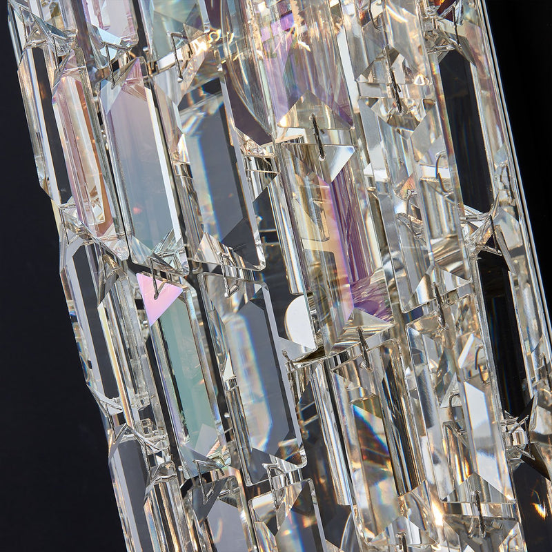 Vortice 2-Light Wall Sconce in Polished Silver