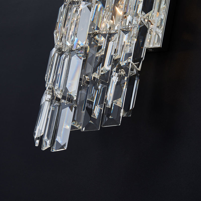 Vortice 2-Light Wall Sconce in Polished Silver