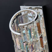 Vortice 2-Light Wall Sconce in Polished Silver