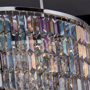 Vortice 7-Light Chandelier in Polished Silver