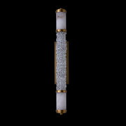 Tubo LED Bath Vanity Light in True Brass