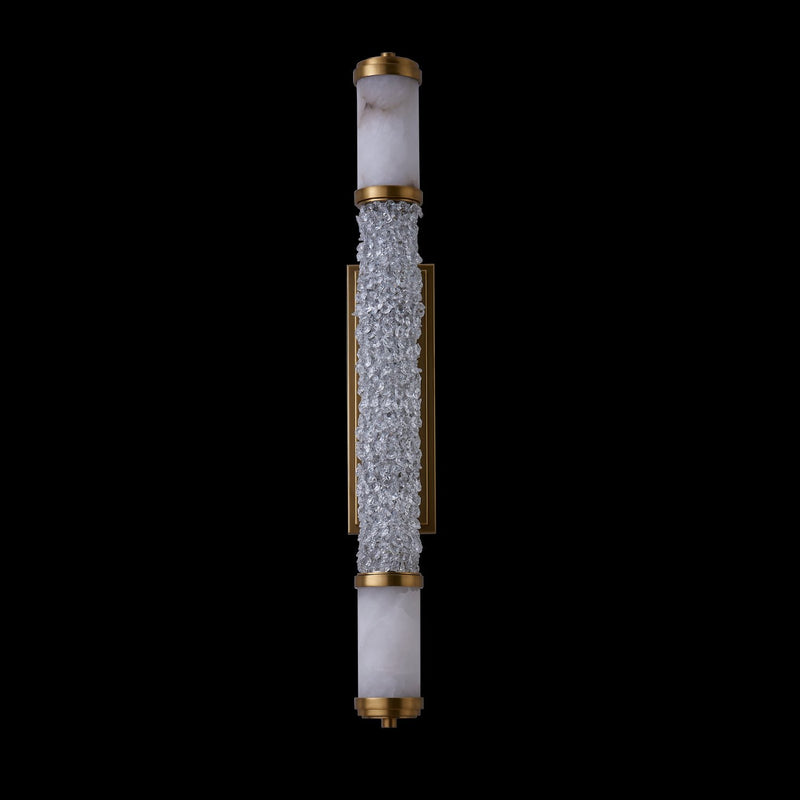 Tubo LED Bath Vanity Light in True Brass