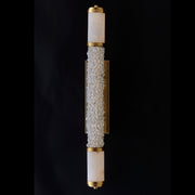Tubo LED Bath Vanity Light in True Brass