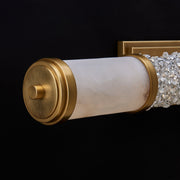 Tubo LED Bath Vanity Light in True Brass