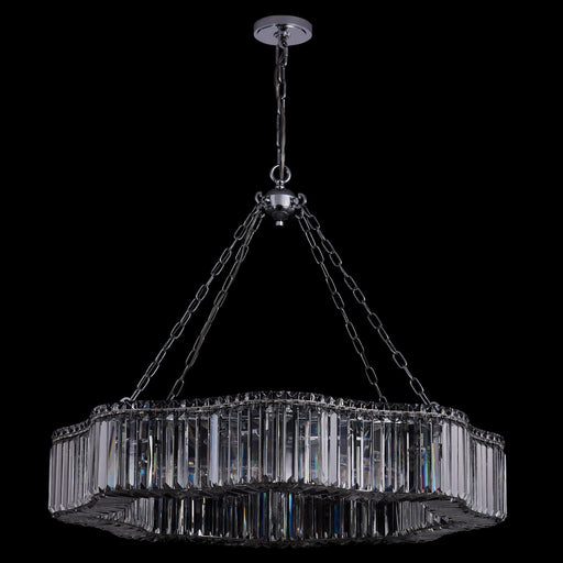 Corda 12-Light Chandelier in Polished Chrome