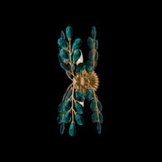 Alloro 2-Light Wall Sconce in True Brass