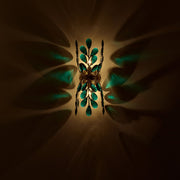 Alloro 2-Light Wall Sconce in True Brass