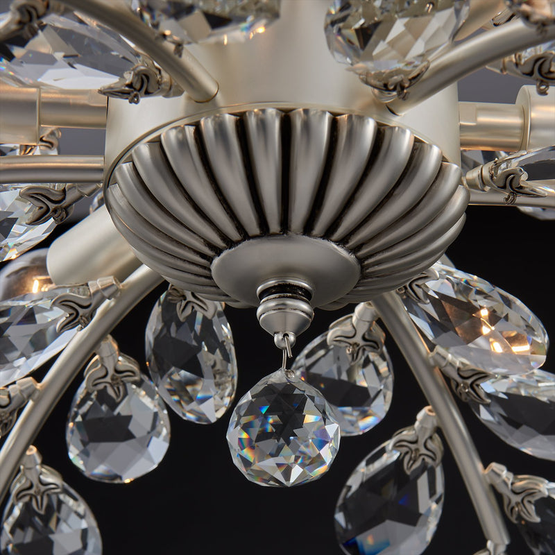 Alloro 6-Light Chandelier in Pewter