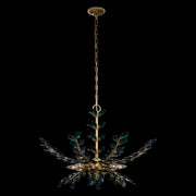 Alloro 8-Light Chandelier in True Brass