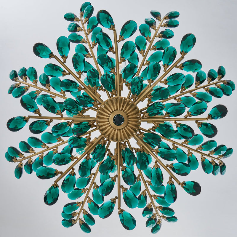 Alloro 8-Light Chandelier in True Brass