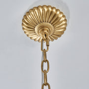Alloro 8-Light Chandelier in True Brass