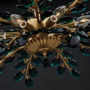 Alloro 8-Light Chandelier in True Brass