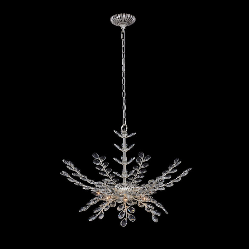 Alloro 8-Light Chandelier in Pewter