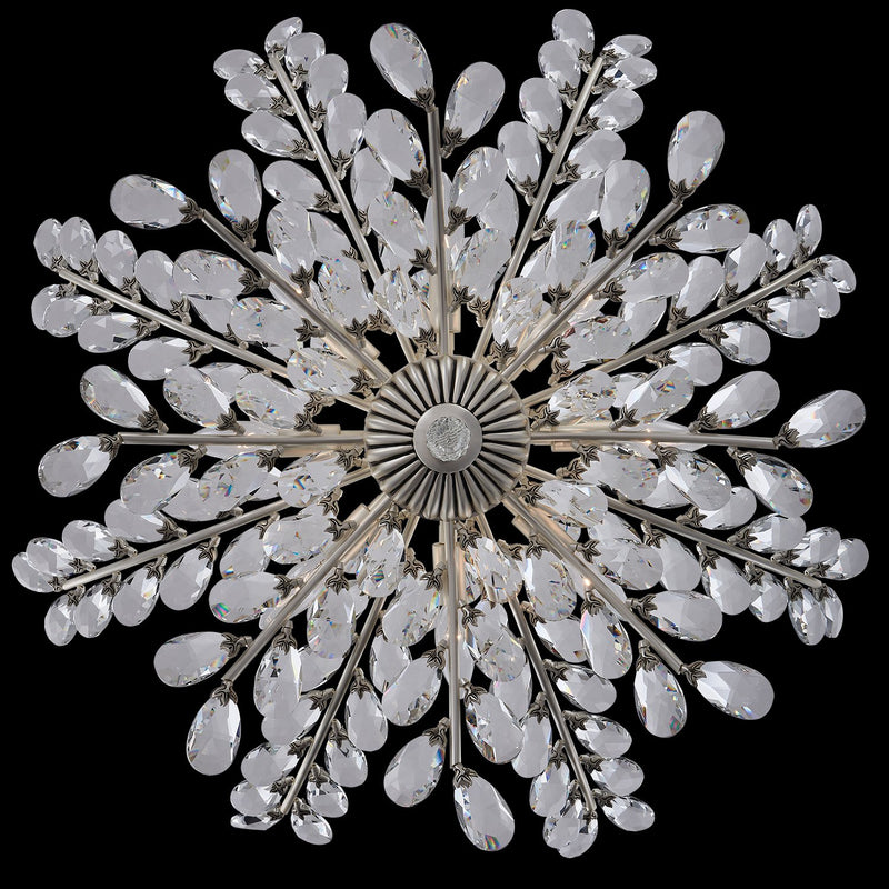 Alloro 8-Light Chandelier in Pewter