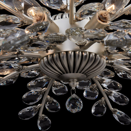 Alloro 8-Light Chandelier in Pewter