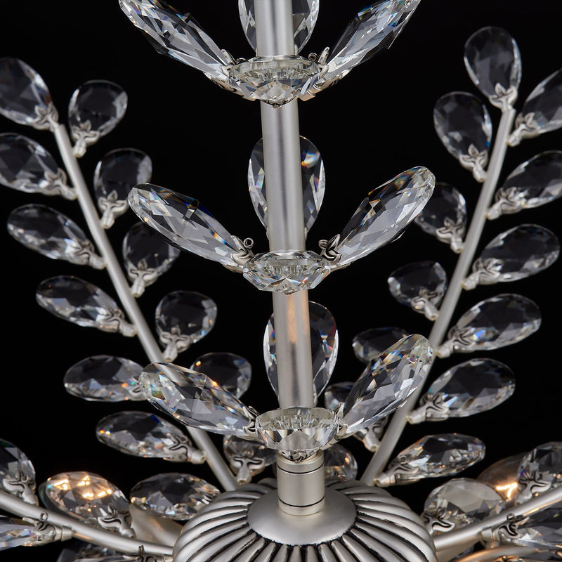 Alloro 8-Light Chandelier in Pewter
