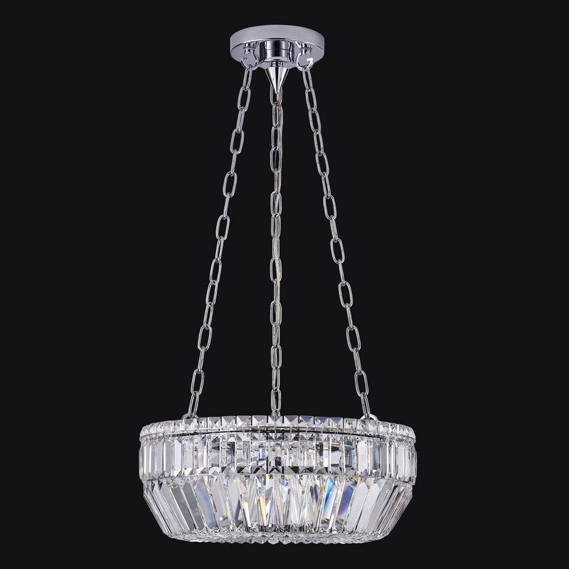 Circolare 5-Light Chandelier in Polished Chrome
