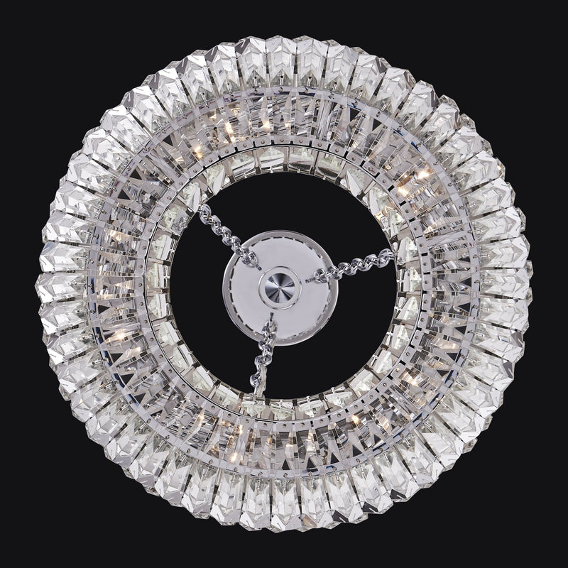 Circolare 5-Light Chandelier in Polished Chrome