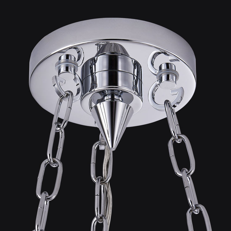 Circolare 5-Light Chandelier in Polished Chrome