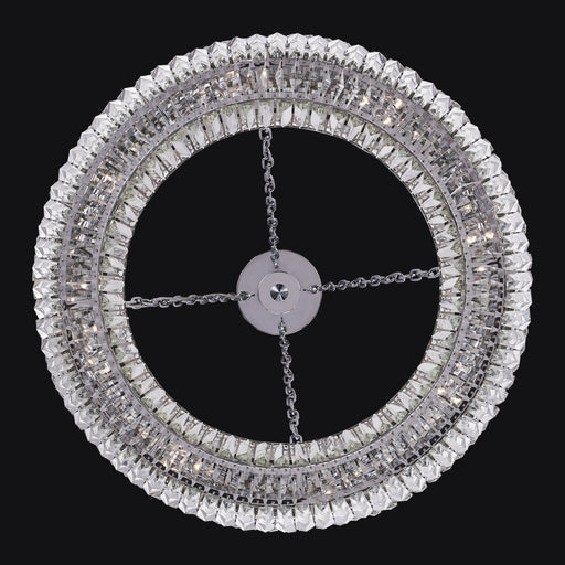 Circolare 8-Light Chandelier in Polished Chrome